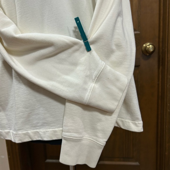 Aeropostale Off-White Long Sleeve Henley Style Pullover Sweatshirt - Picture 8 of 11
